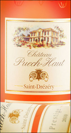 Chateau Puech-Haut Prestige Rose 2010