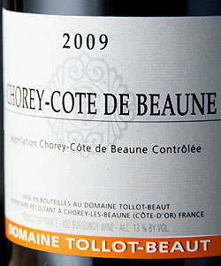 Domaine Tollot-Beaut Chorey-Côtes de Beaune 2009 (Burgundy)