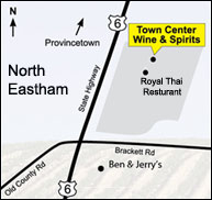 Town Center Wine & Spirits Map